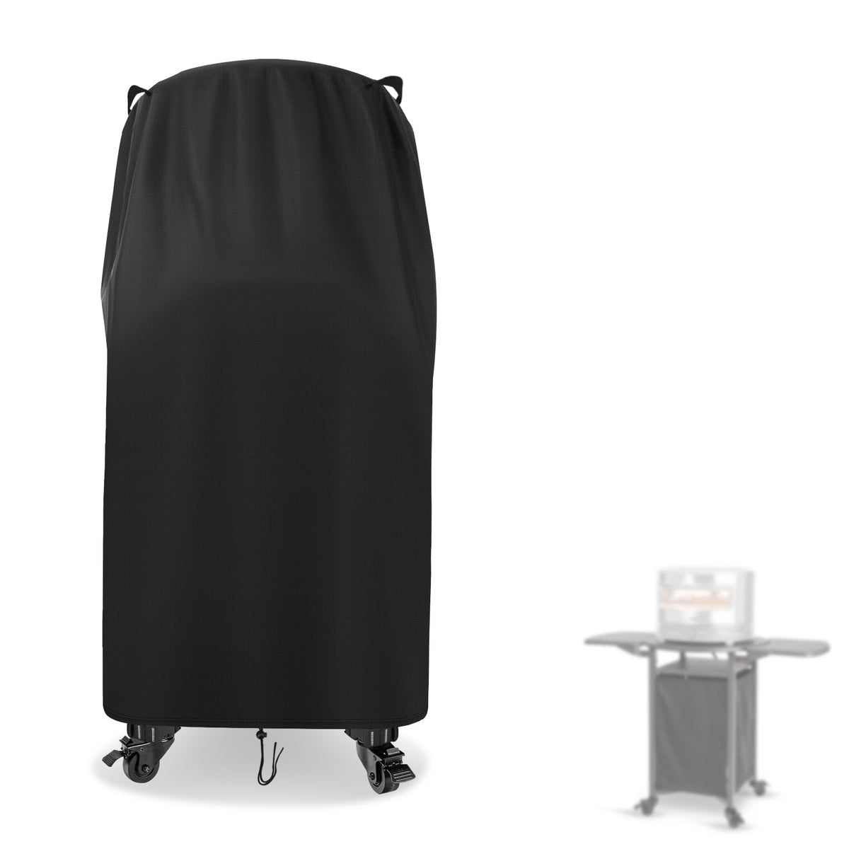 Saking pizza oven cover fits Solo Stove Pi, protecting from rain and dust.