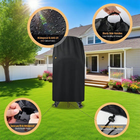 Saking 420D waterproof Oxford fabric resists rain and sun.