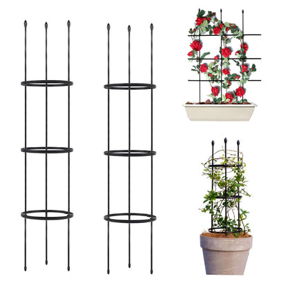 SAKOTE Garden Trellis 2-Pack panel setup supports climbing plants indoors and outdoors.