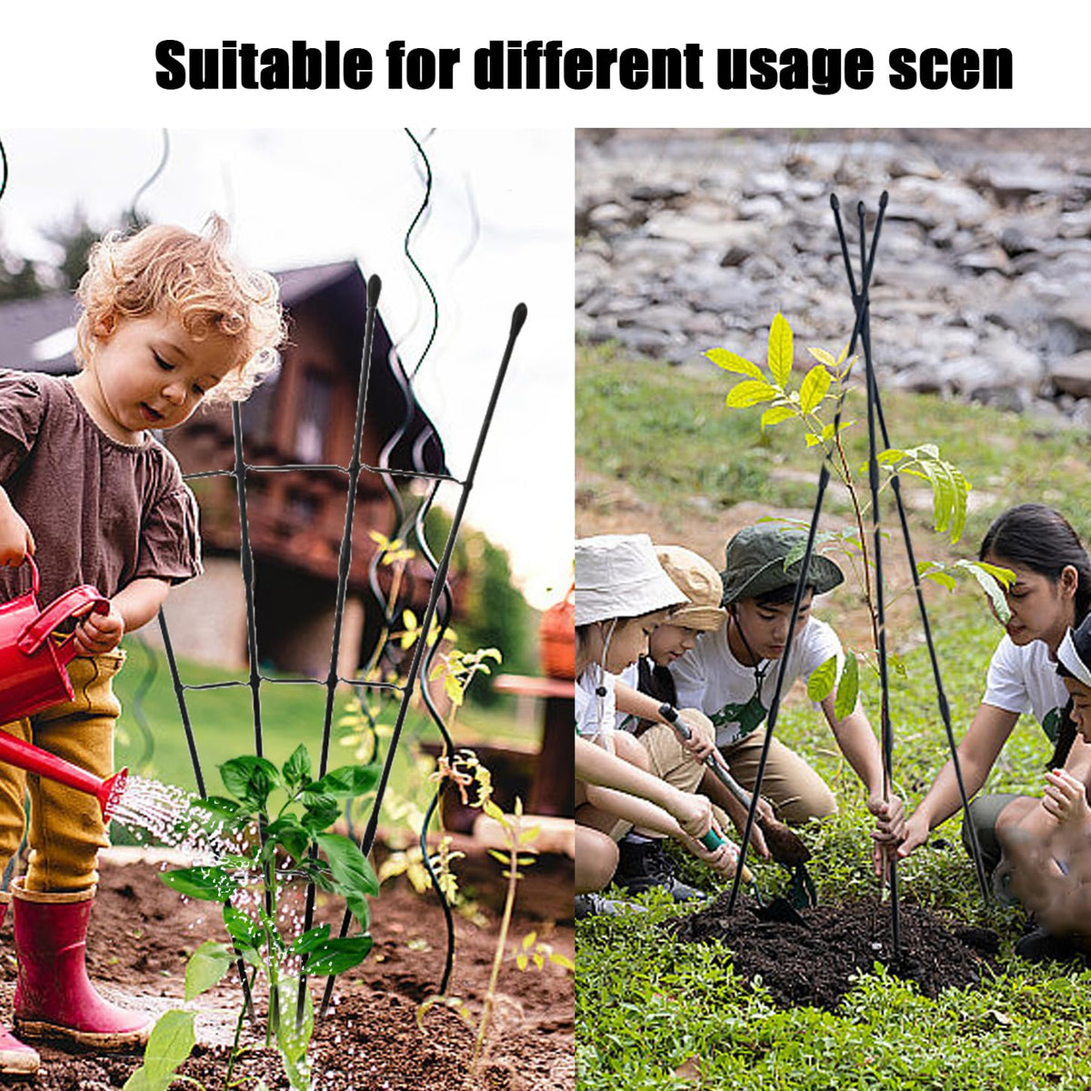 SAKOTE Garden Trellis easy-install and adjustable height for different plants