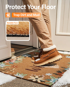 SAKSUN artificial coir traps dirt and moisture, protecting floors