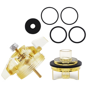 Salangid bonnet and poppet kit front view highlighting durable ABS components for reliable service