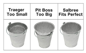 Salbree disposable drip bucket liner pack keeps grease contained for easy disposal