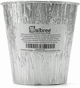 Salbree heat-resistant aluminum liner withstands high grill temps with ease