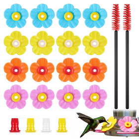 Salbsever replacement flowers in multicolor add vibrant garden color and quick feeder refresh.