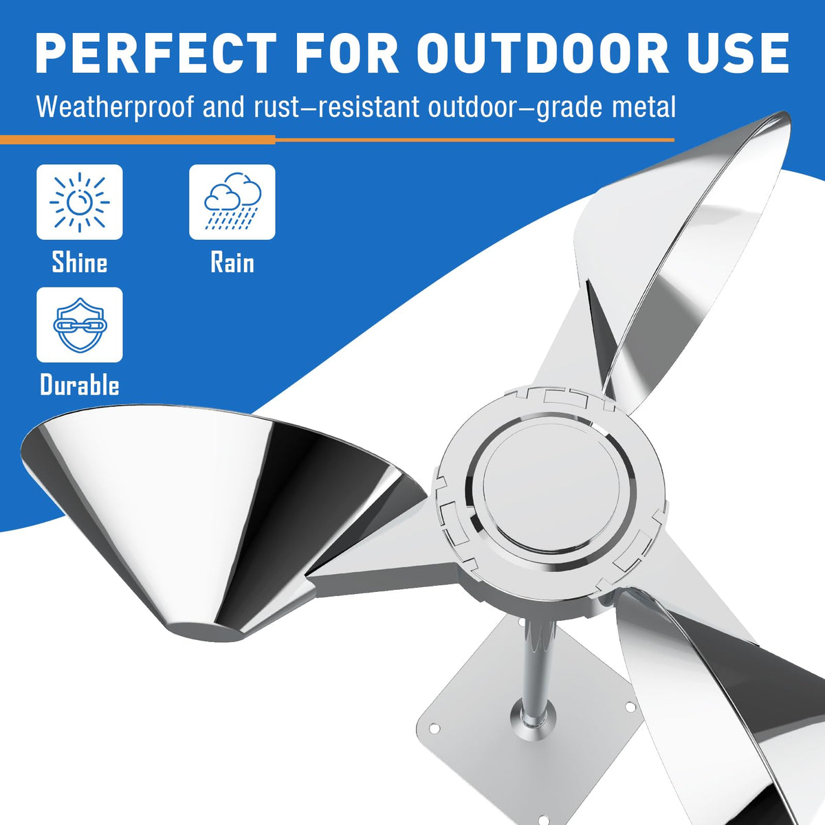 Salcod weatherproof outdoor deterrent resists wind and rain for lasting use.