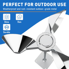 Salcod weatherproof outdoor deterrent resists wind and rain for lasting use.