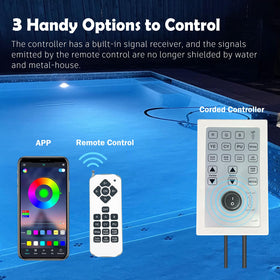 SALIFA inground-light controller: seamless integration for reliable color transitions.