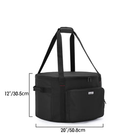 Samdew travel-ready fire pit bag supports RV trips, camping, and picnics.