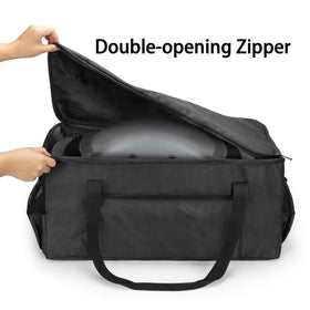 samdew grill bag adjustable strap for comfortable carry on trips.
