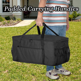 samdew grill bag ideal for camping and outdoor barbecues.
