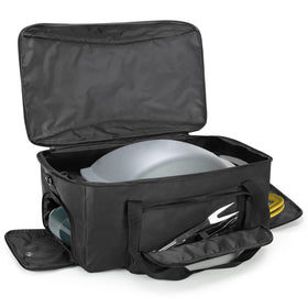 Samdew barbecue bag main compartment for Weber Q1400 keeps grill secure during travel