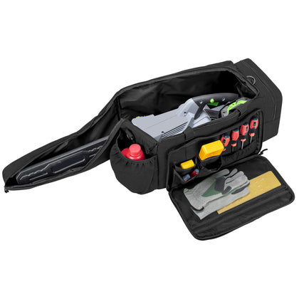 Samdew chainsaw carrying case in main view protects gear during transport