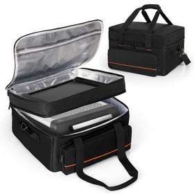 samdew double-layer grill bag for Ninja GR101, closed and ready for transport