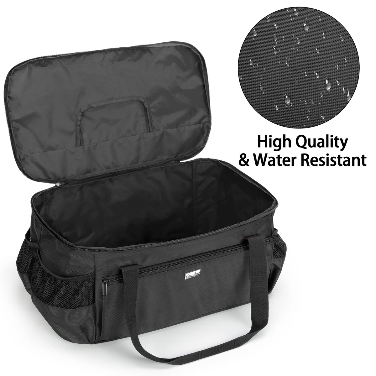 samdew grill bag water-resistant fabric protects gear in rain