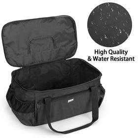 samdew grill bag water-resistant fabric protects gear in rain