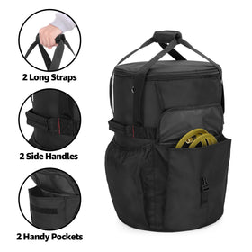 samdew outdoor tank bag anti-slip feet prevent slipping on varied surfaces