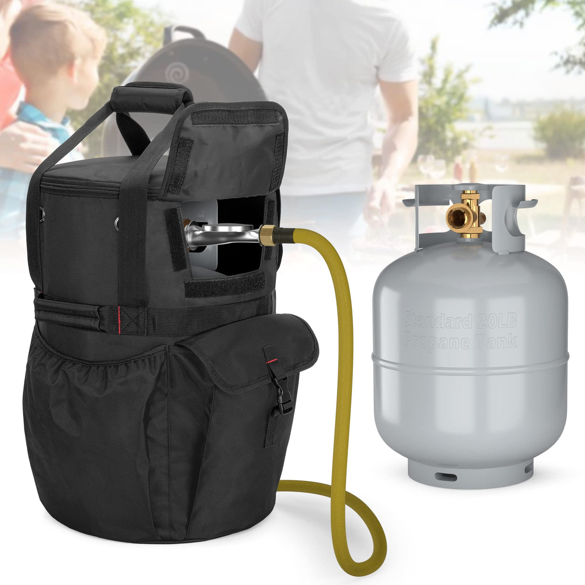 samdew bag built with water-resistant material and ventilation for outdoor use