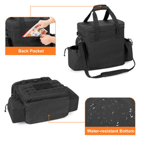 Samdow bag water-resistant bottom protects contents in damp environments.