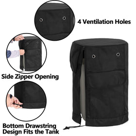 Samdow cover with stable tabletop steadies items on top.