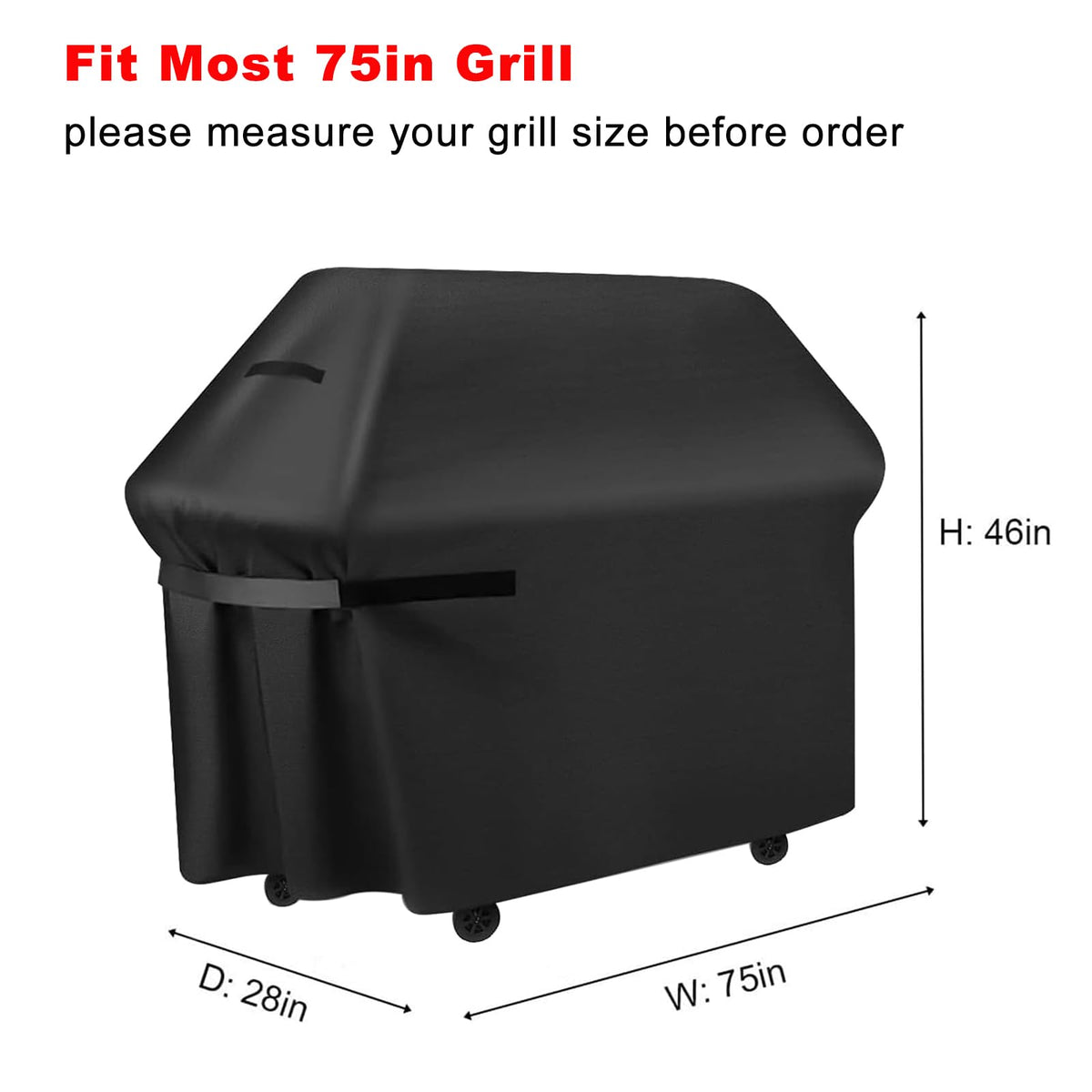 Samhe heavy-duty-300d-fabric cover resists wear from rain and sun.
