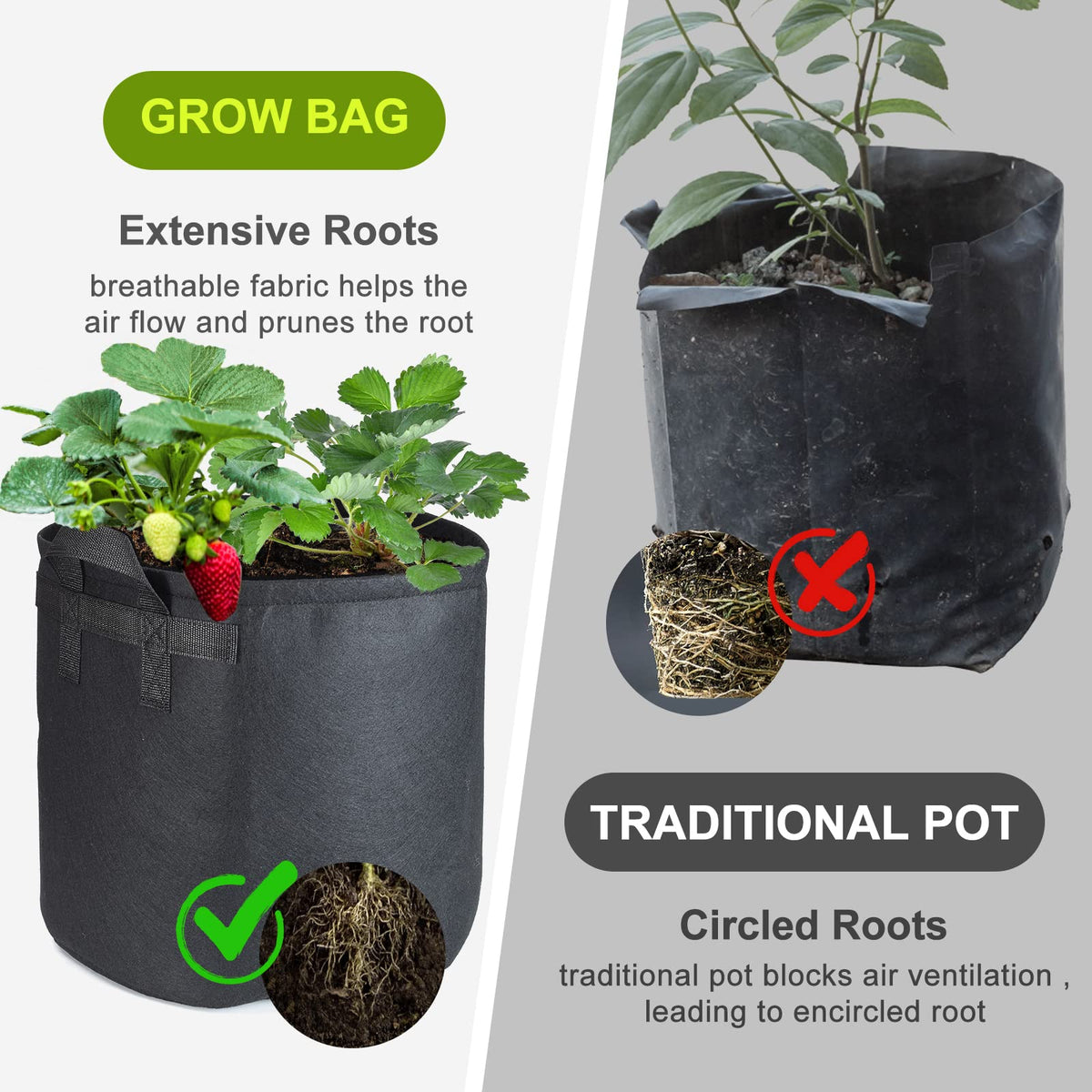 Samhe portable-design makes moving plants effortless.