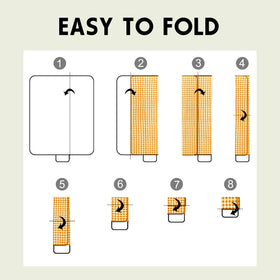Versatile mat for park, beach, camping, or backyard gatherings.
