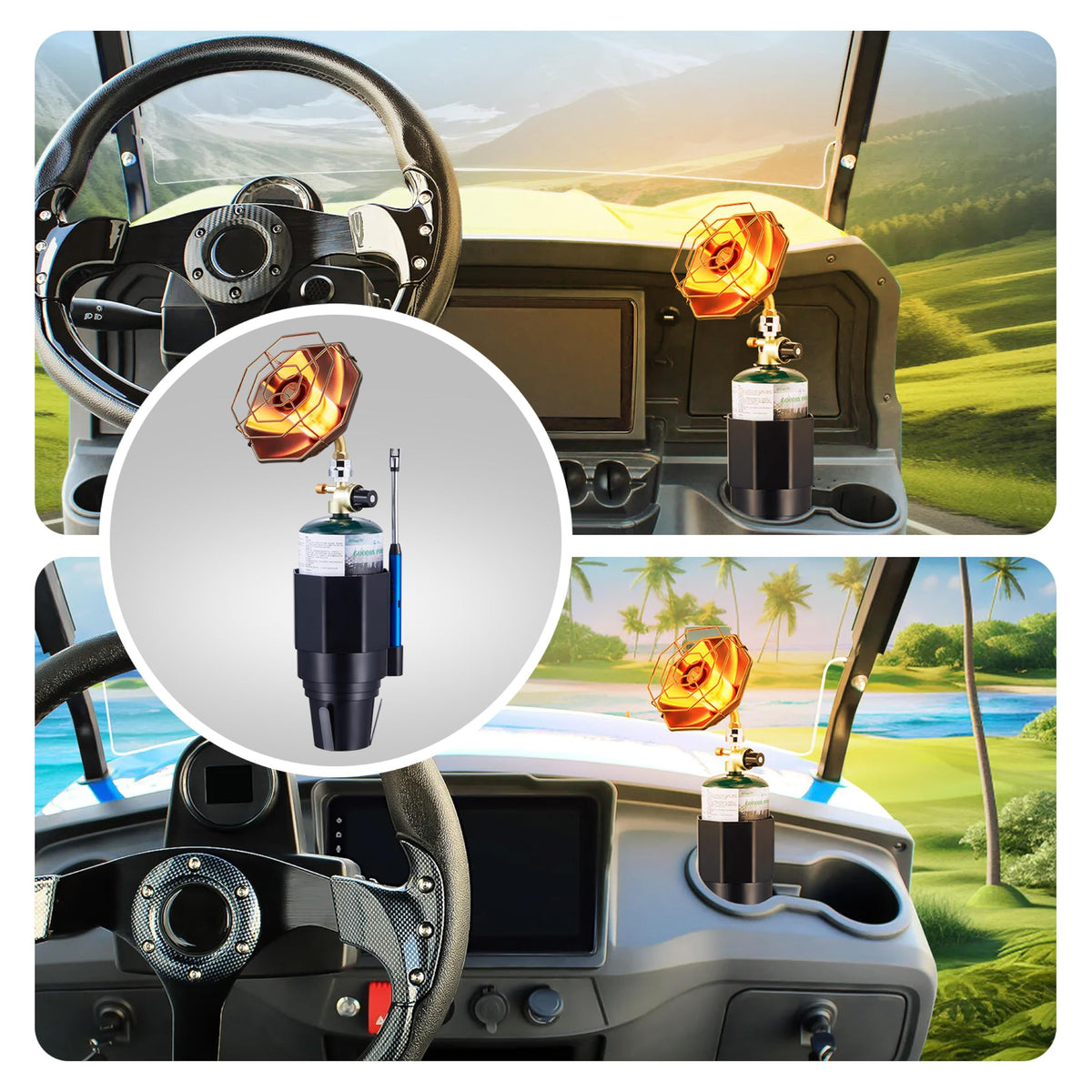 SANAUVULCAN anti-tip stability design enhances safe use in windy spaces