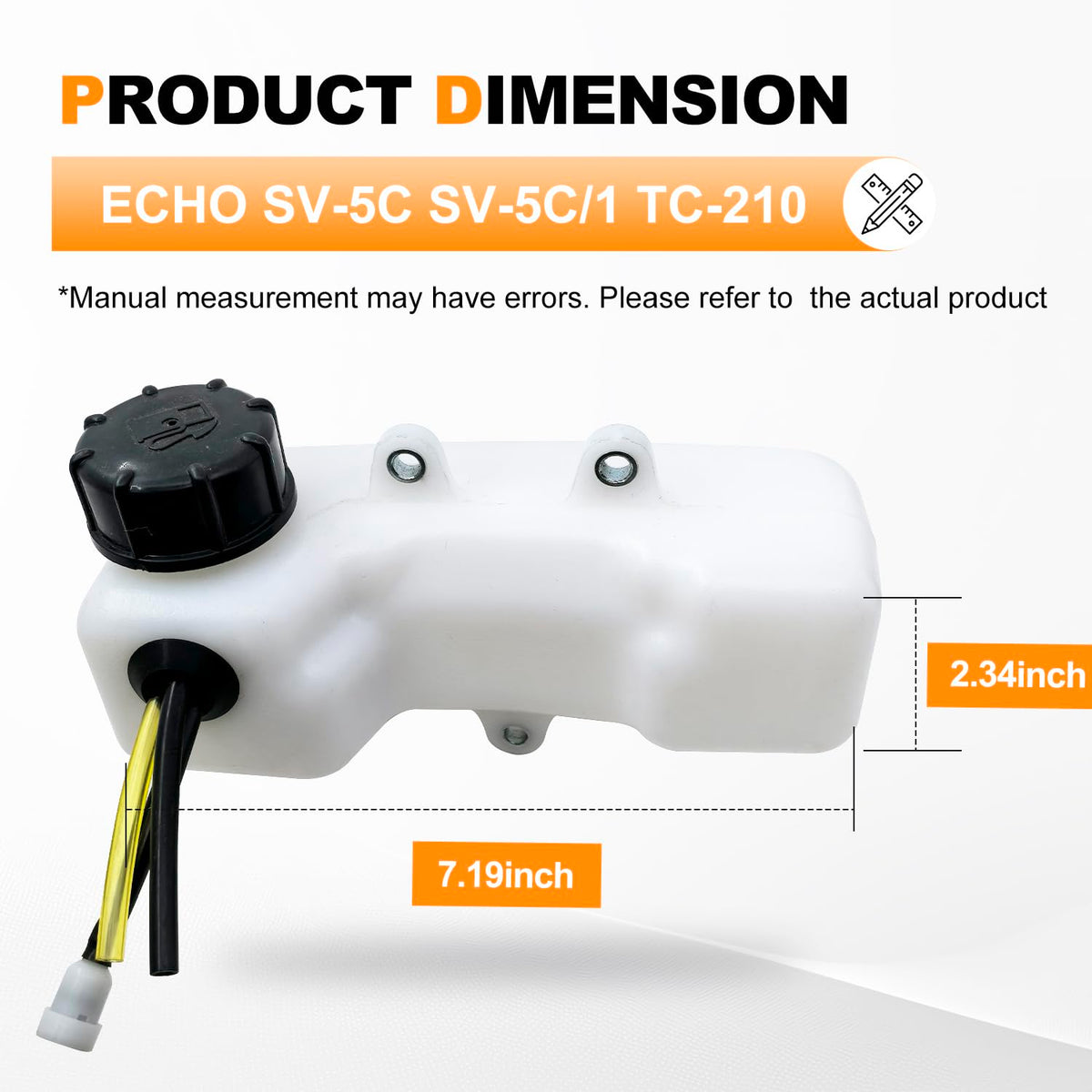 Sanbaiyi three-fuel-hoses set ensures reliable fuel delivery during operation.