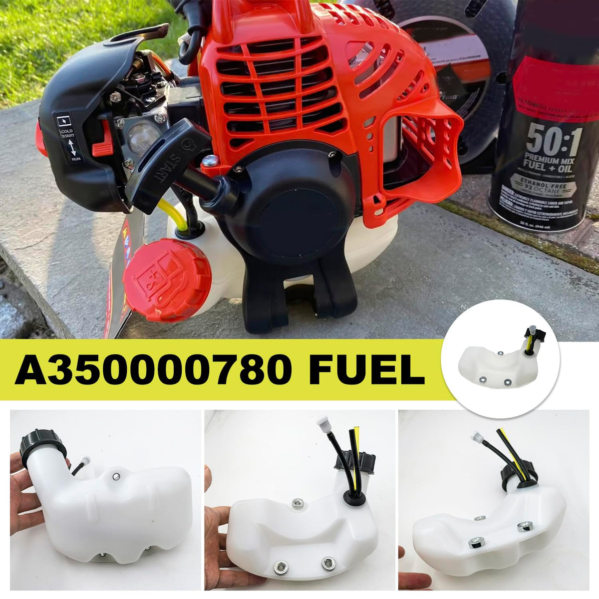 Sanbaiyi A350000780 product shot shows the fuel tank assembly.