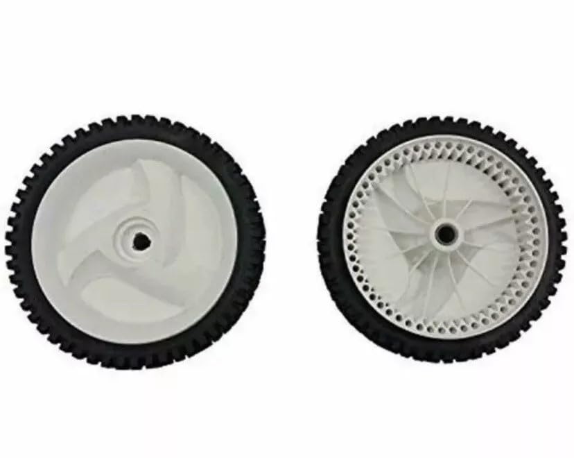 Sanbaiyi 8-inch front drive wheel for Craftsman lawn mowers, improves stability and smoother mowing.