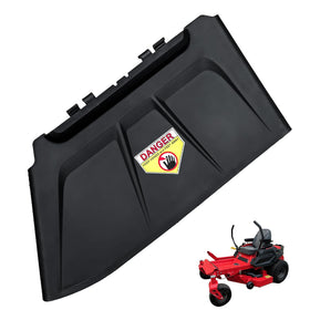 Sanbaiyi side discharge chute front view highlights rugged build for durable lawn care