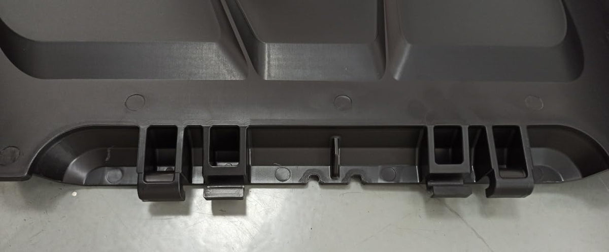 Chute installed on a mower demonstrates quick fit and secure mounting