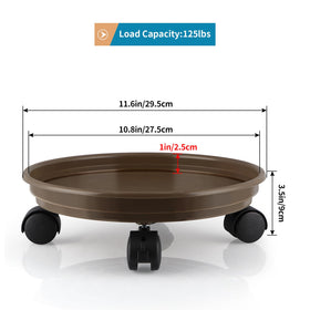 Sanbege plant caddy showing four wheels for smooth relocation.