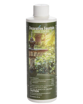 Sanco Industries Fountain Algaecide 16oz bottle ready for pond algae control.