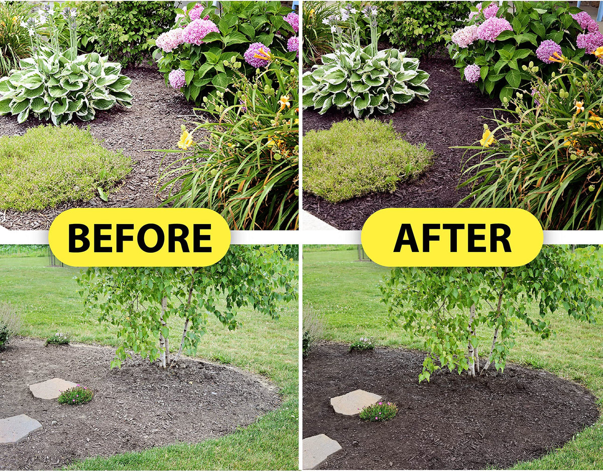 Sanco MulchWorx midnight black finish evokes rich, uniform mulch color.