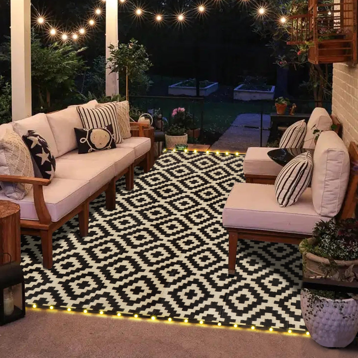 SAND MINE large 8x10 rug offers UV stabilized fade resistance