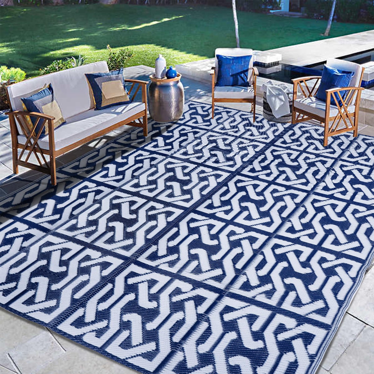 SAND MINE patio deck scene with furniture highlights versatility