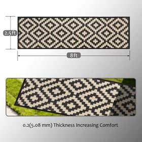 SAND MINE plastic straw rug – waterproof surface for wet patios and decks