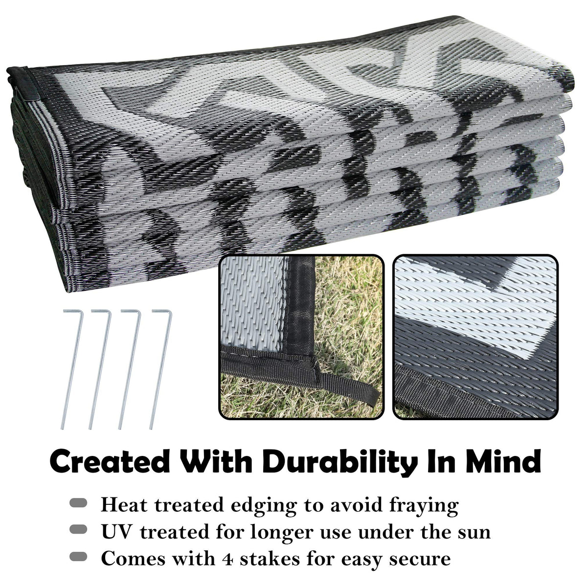 SAND MINE folded mat with carrying bag for easy transport