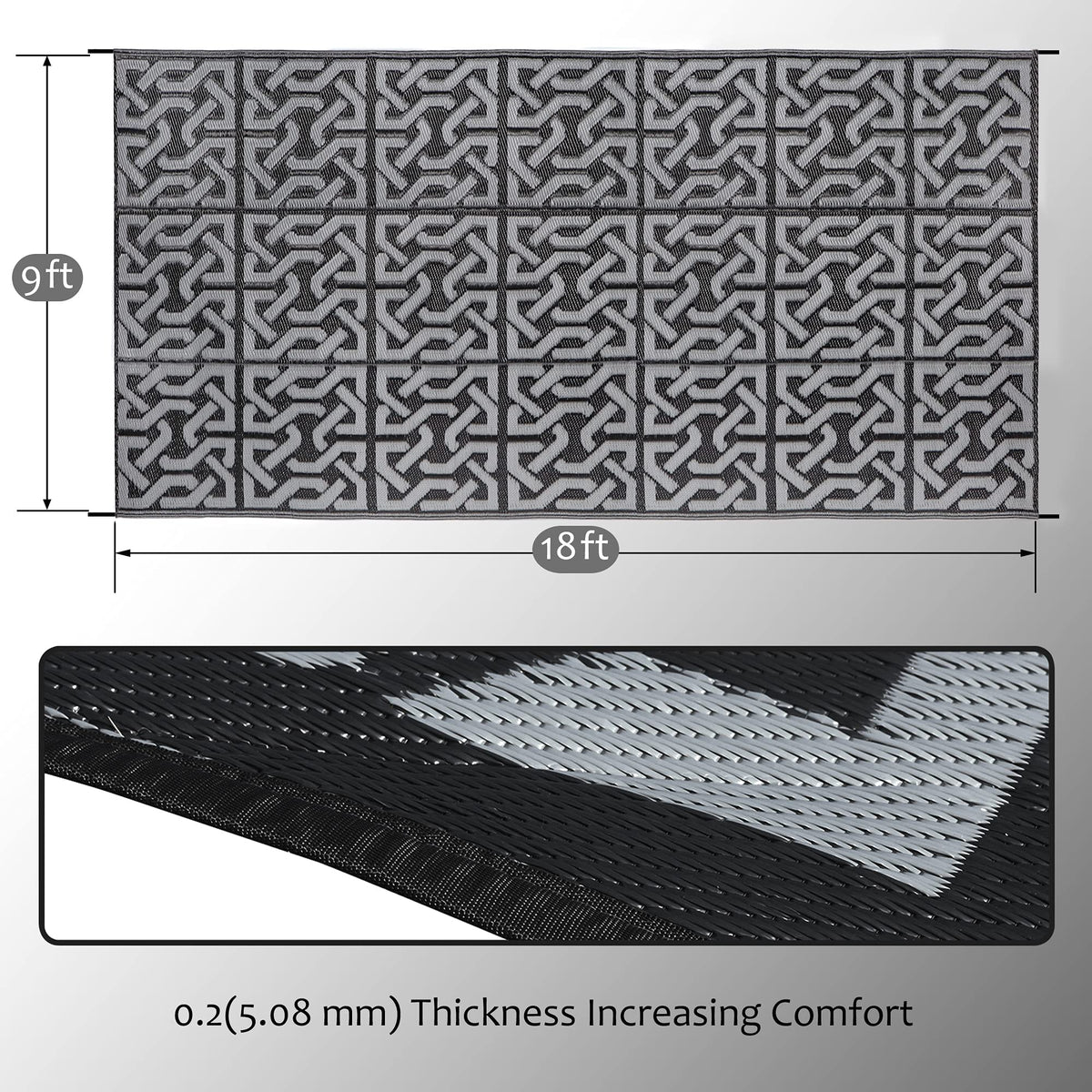SAND MINE reversible mats folded for compact storage, easy transport.