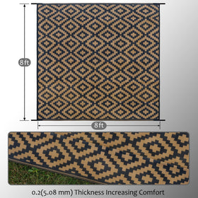 SAND MINE UV-stabilized outdoor rug protecting colors in sunlight