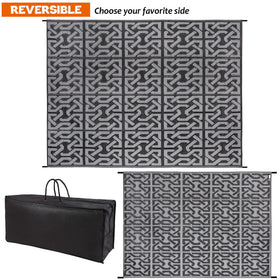 SAND MINE UV-stabilized rug resisting fading in sunny yards