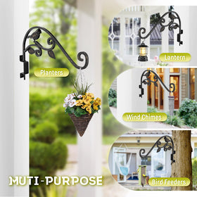 Sanduby weatherproof indoor-outdoor bracket enhances garden decor
