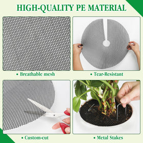 Sandure plant pot grid durable PE material resists chewing and is reusable