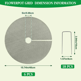 Sandure plant pot grid kit enables multi-pot coverage at once
