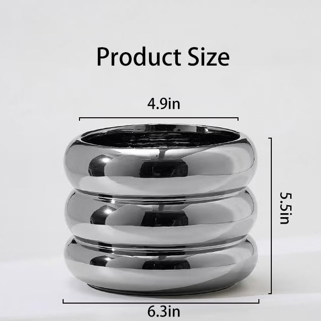 SANDYBAYTAS ceramic pot with drainage hole, supports healthy watering and root care.