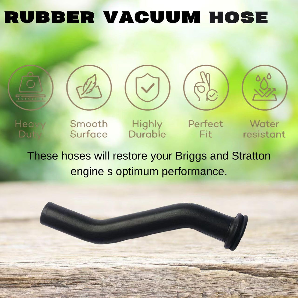 SANFAY 596163 hose compatible with Husqvarna YTH mowers for reliable operation