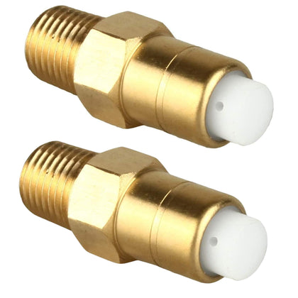 SANFAY brass thermal release valve, 1/4-inch, prevents overpressure during tough cleaning jobs.