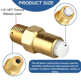 SANFAY brass construction resists rust for outdoor weather resistance.